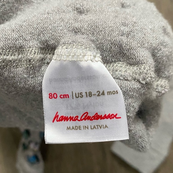 Hanna Andersson footless tights size 80 (US 18-24mos), lot of 3 pairs, excellent - Picture 2 of 5